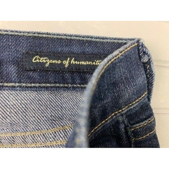 Citizens Of Humanity Size 31 Womens Jeans Dita Petite Bootcut Low Rise Stretch - Picture 7 of 10